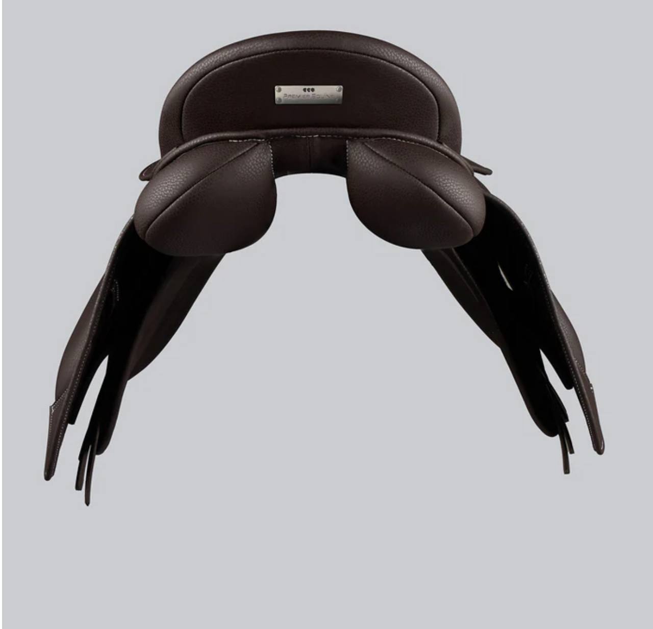 Biarritz Synthetic Pony GP/Jump Saddle Dark Havana - Image 3