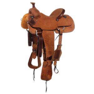 NRS Competitor’s Heavy Oil Roughout Team Roping Saddle