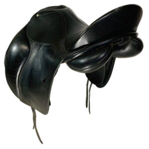 17 Inch Used JES Ride International Dressage Saddle