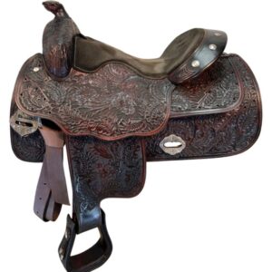 16.5Inch Used Big Horn Show Saddle 1886 Wide Tree