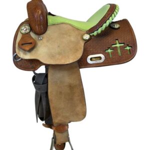 14 Inch Used HR Hud Roberts Saddlery Barrel Saddle