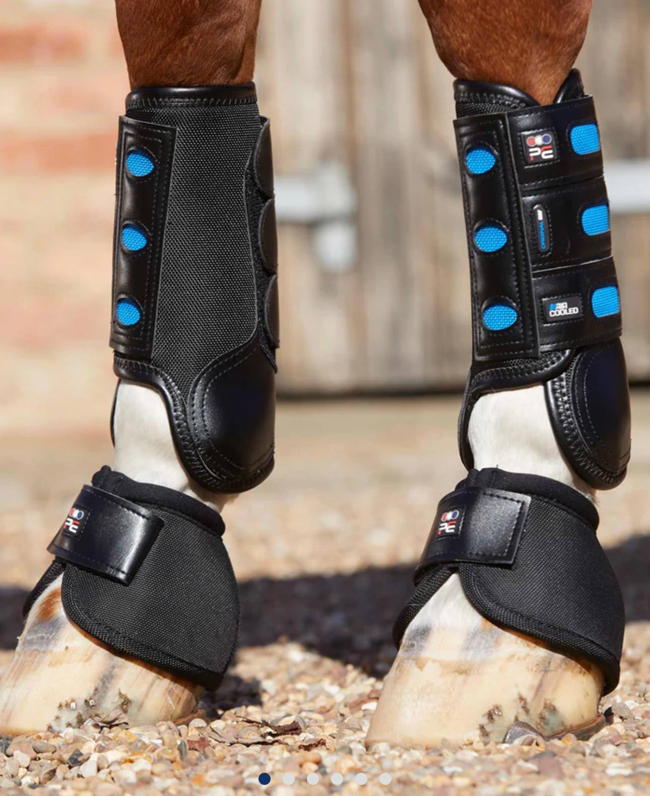 Air Cooled Original Eventing Boots Black Front