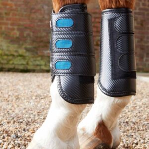 Air Cooled Super Lite Carbon Tech Eventing/Racing Boots Black Hind