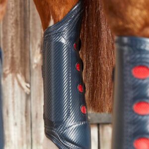 Carbon Tech Air Cooled Eventing Boots Navy Hind
