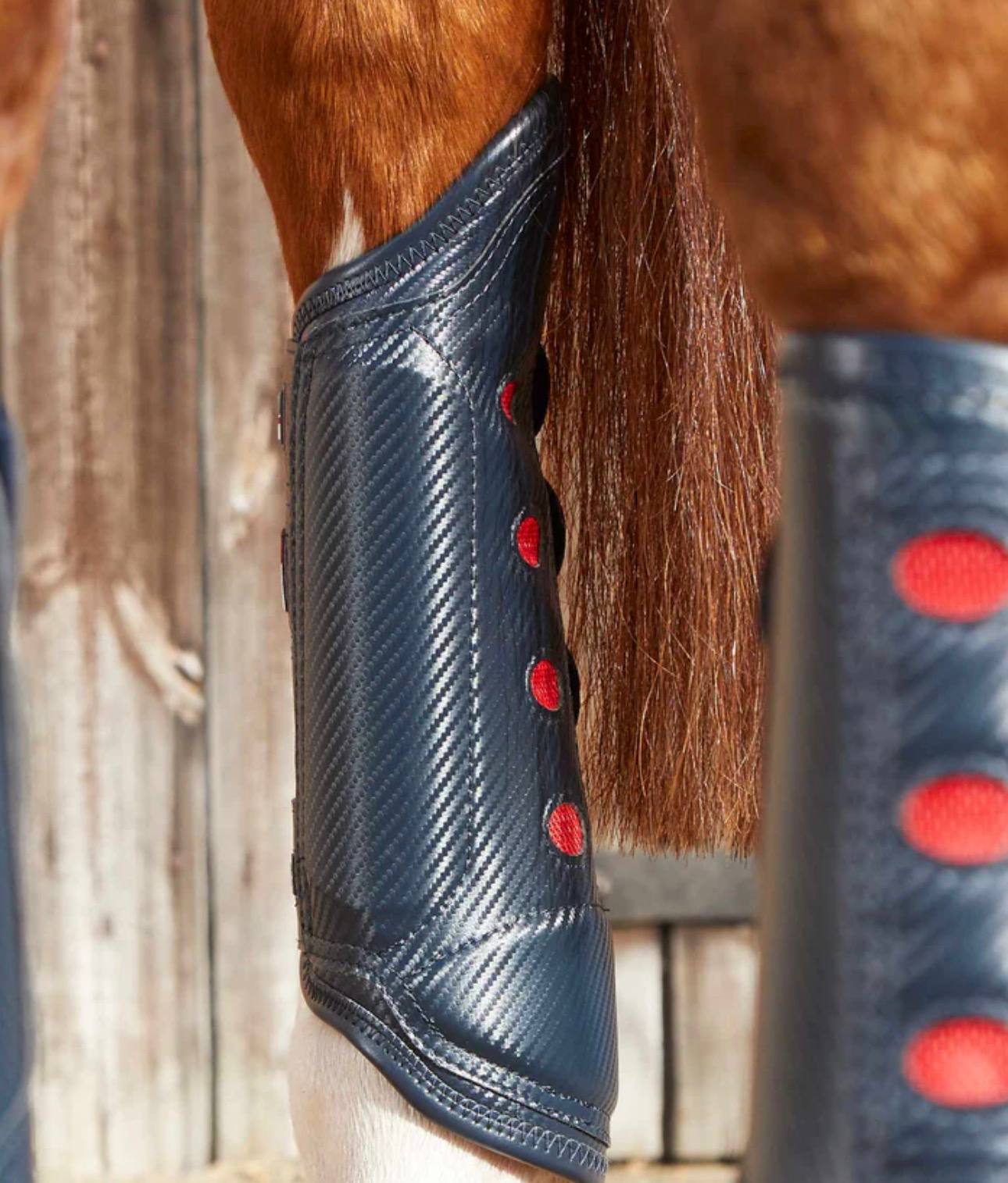 Carbon Tech Air Cooled Eventing Boots Navy Hind