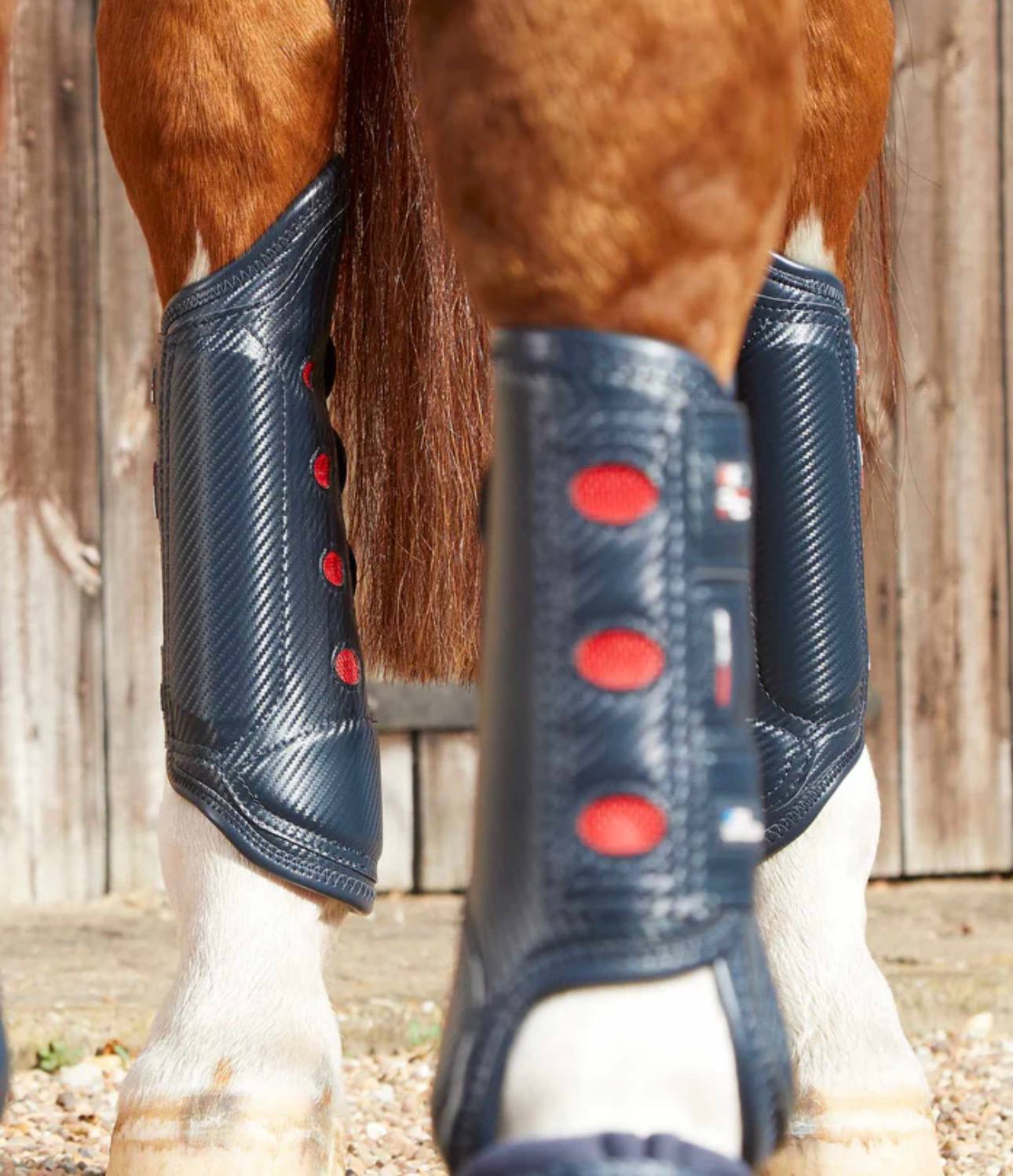 Carbon Tech Air Cooled Eventing Boots Navy Hind - Image 3