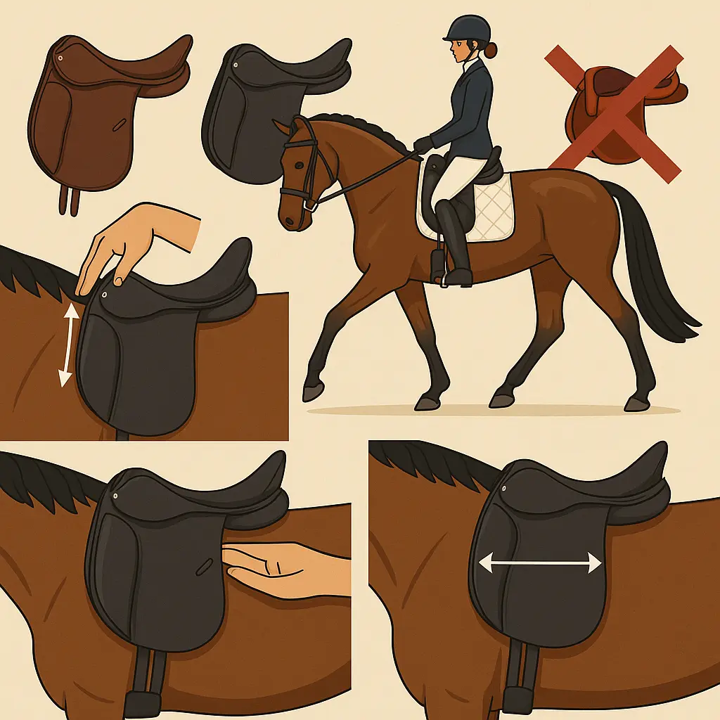 English Close Contact Saddles