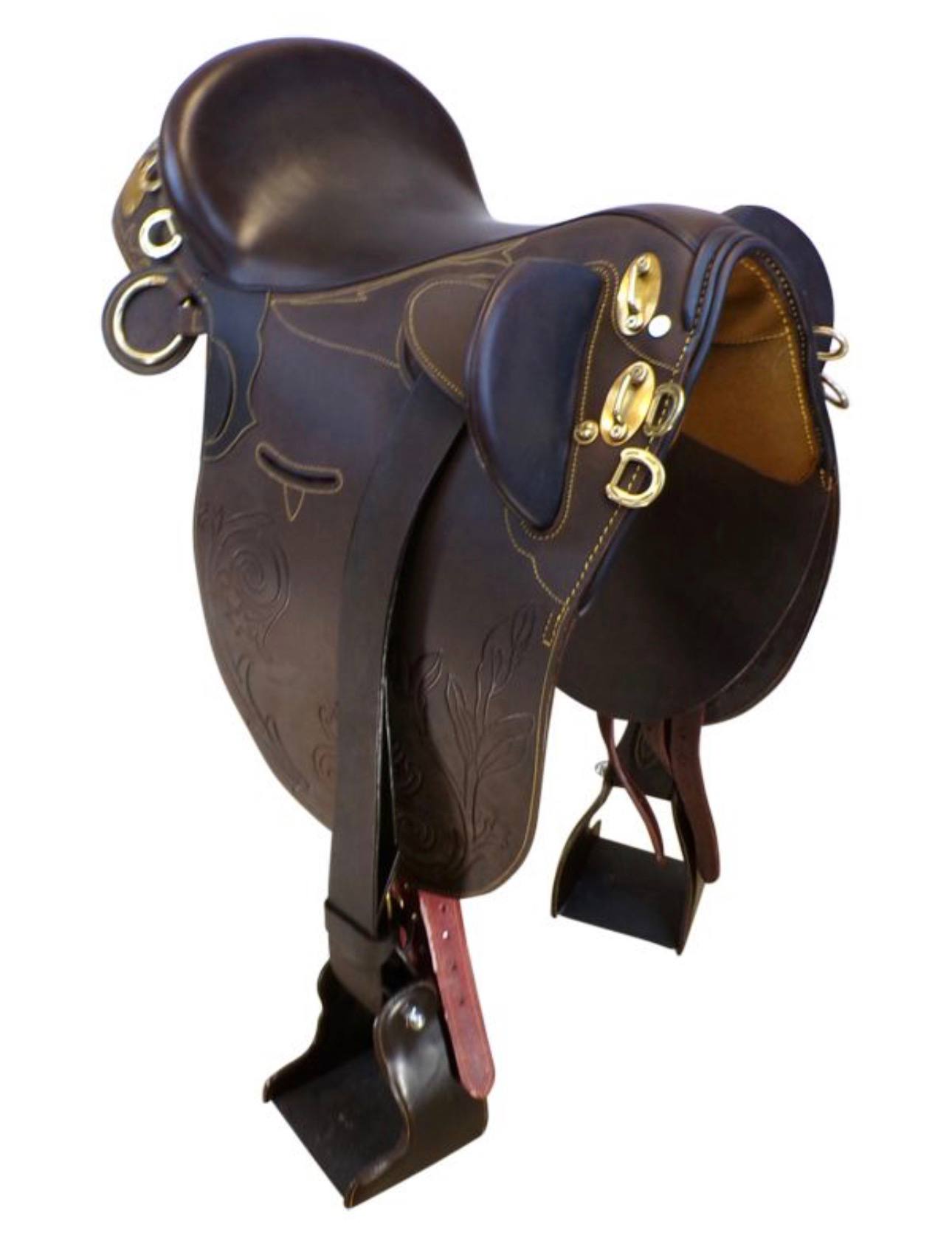 18 Inch Used Bad Dog Ranch Australian Saddle - Image 3