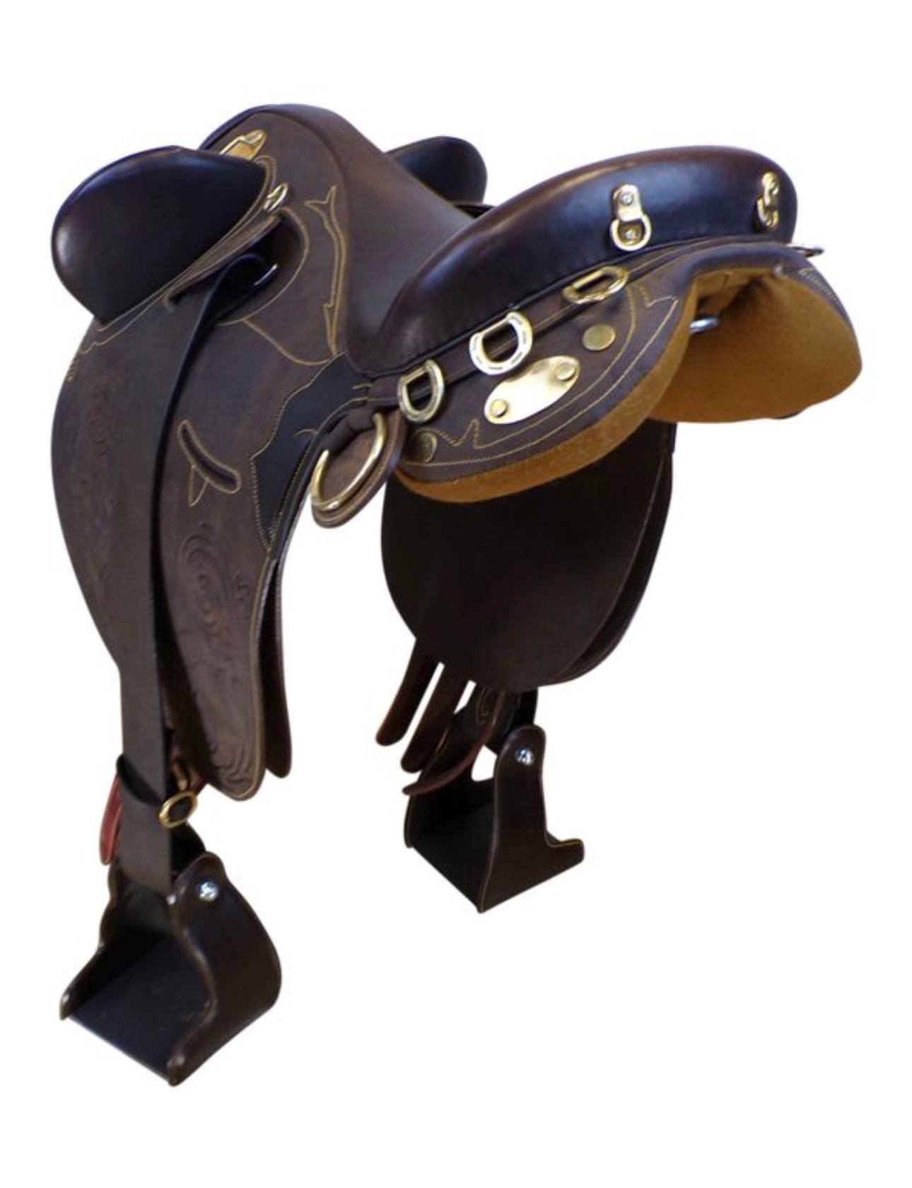 18 Inch Used Bad Dog Ranch Australian Saddle