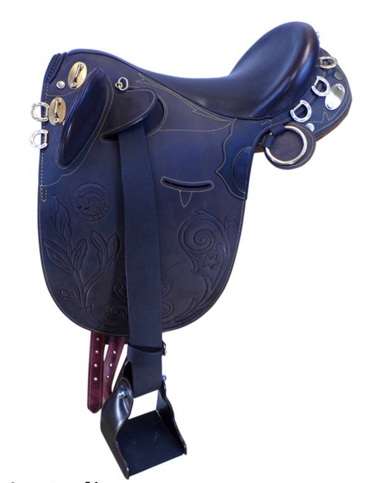 18 Inch Used Bad Dog Ranch Australian Saddle - Image 6