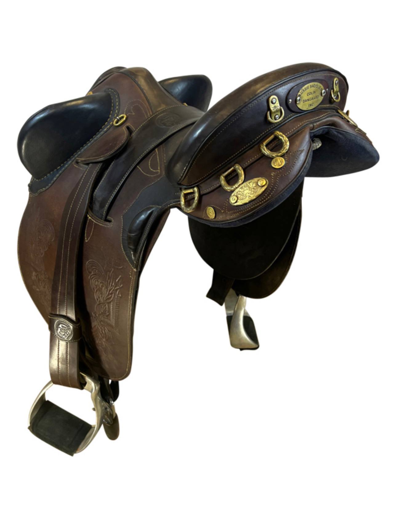 14 Inch Used Colin Dangaard Australian Saddle - Image 4