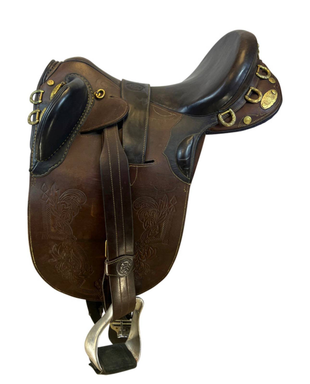 14 Inch Used Colin Dangaard Australian Saddle - Image 5