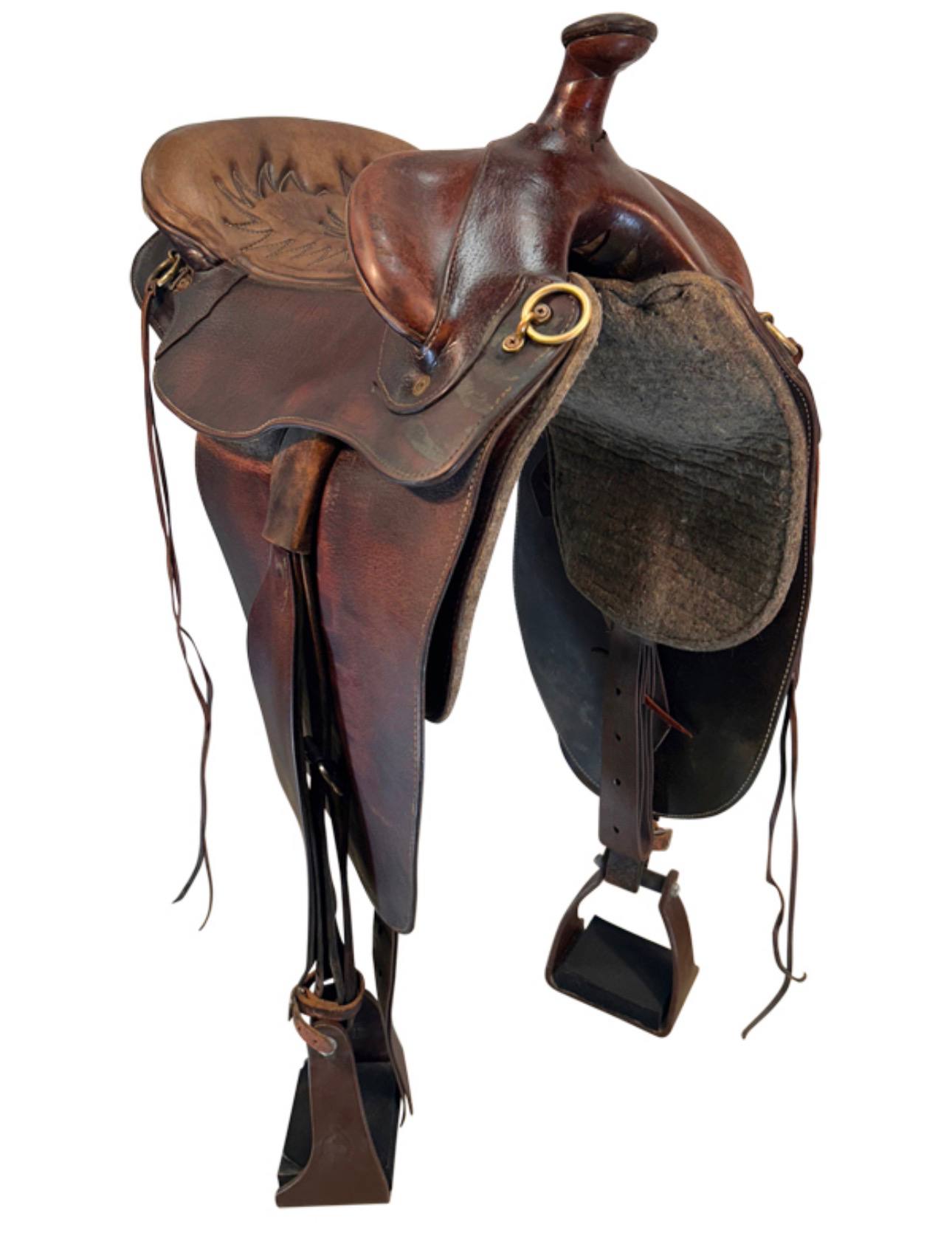 15.5Inch Used Tucker Australian Saddle - Image 3