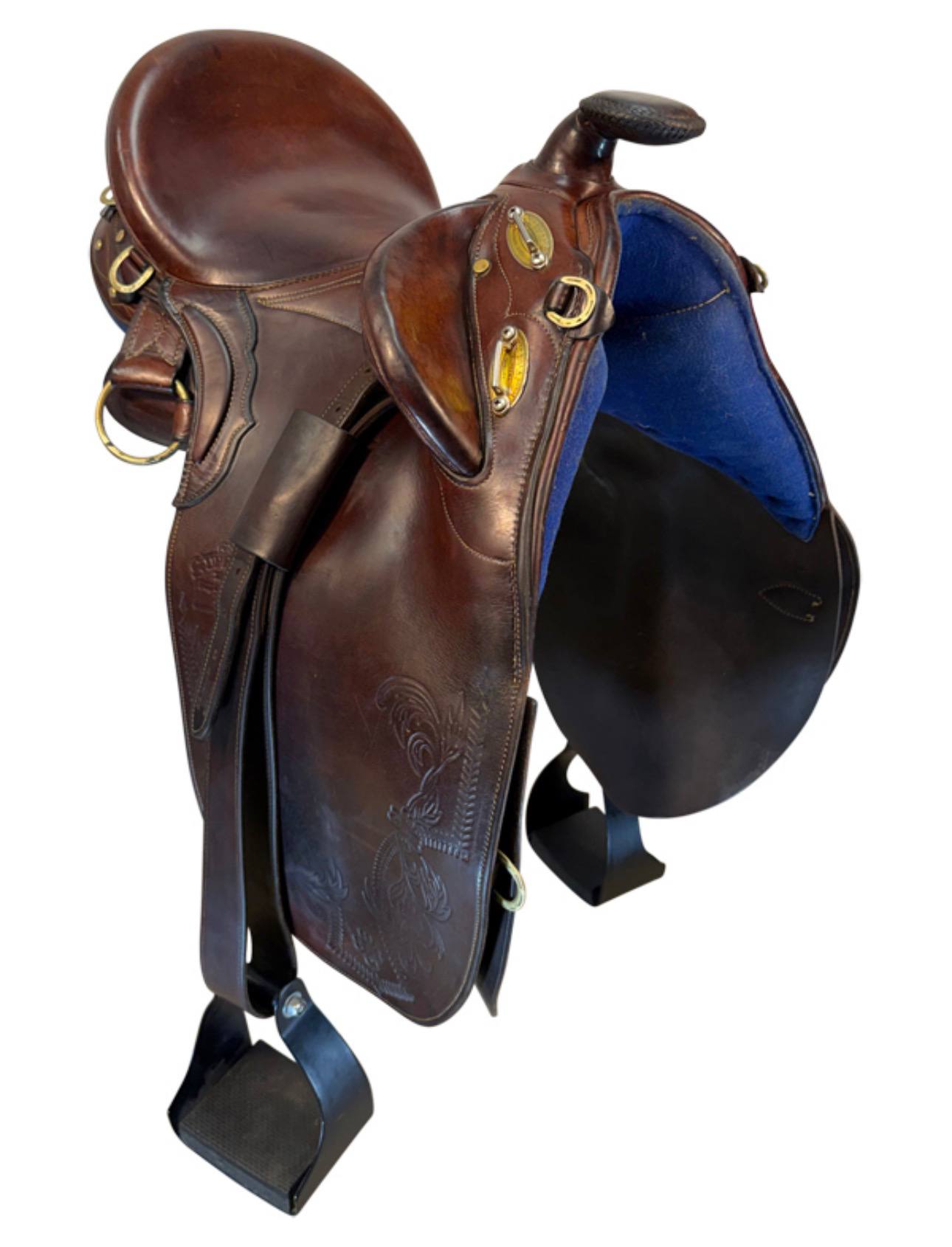 13 Inch Used Syd Hill Saddle Medium Tree Suprema - Image 4