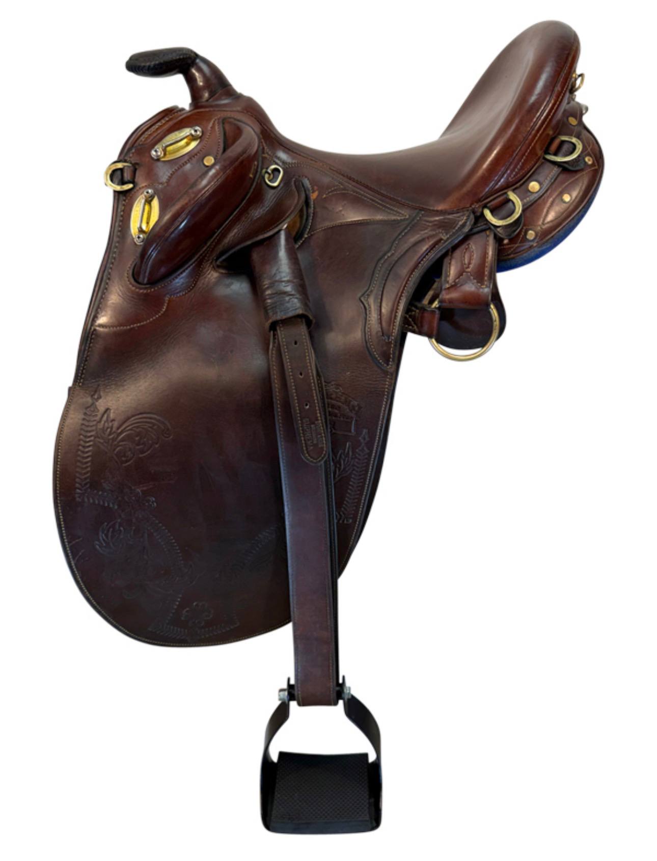 13 Inch Used Syd Hill Saddle Medium Tree Suprema - Image 7