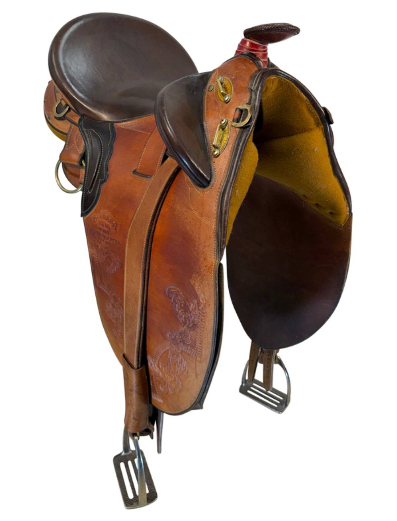 14 Inch Used Syd Hill Australian Saddle Medium Tree R709 - Image 4