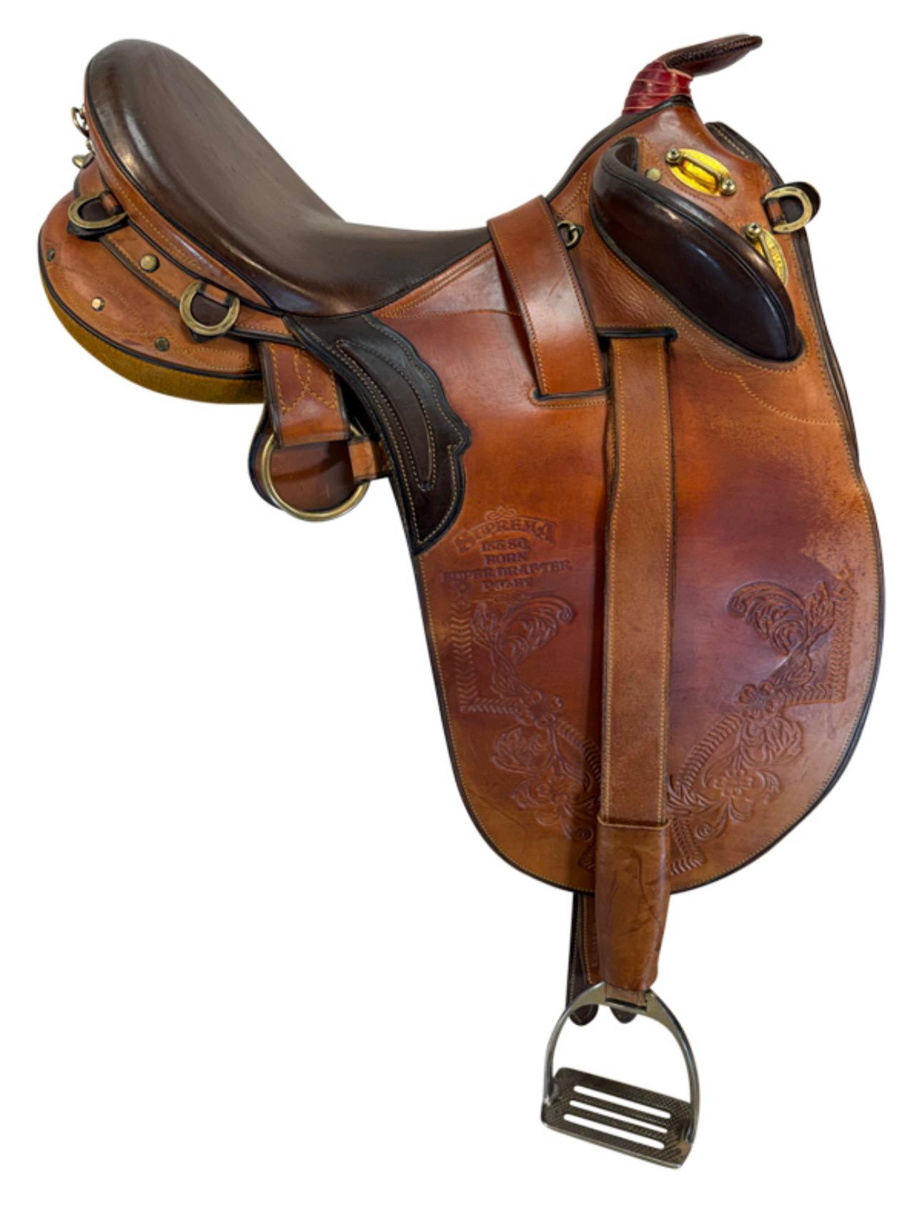 14 Inch Used Syd Hill Australian Saddle Medium Tree R709 - Image 5