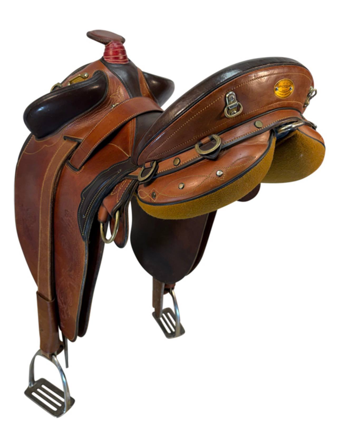 14 Inch Used Syd Hill Australian Saddle Medium Tree R709 - Image 6