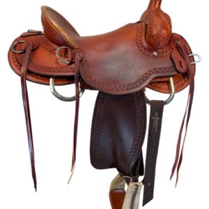 15 Inch Used Billy Cook Mule Ranch Saddle Wide Tree