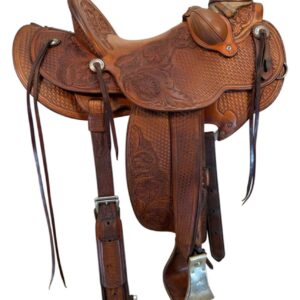 14.5Inch Used C Schwarz Saddler Ranch Saddle