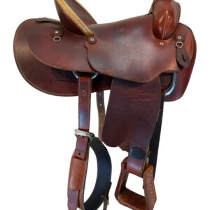 15 Inch Used Dakota Working Ranch Saddle Wide Tree 557