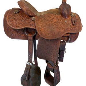 15 Inch Used Cactus Saddlery Ranch Saddle Medium Tree