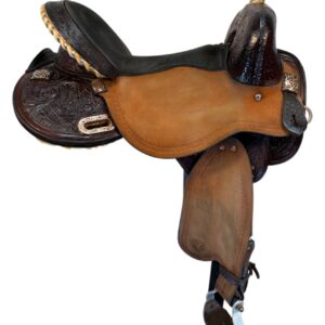 15.5Inch Used Circle Y Treeless Just Be Natural Barrel Saddle Medium Tree 3913