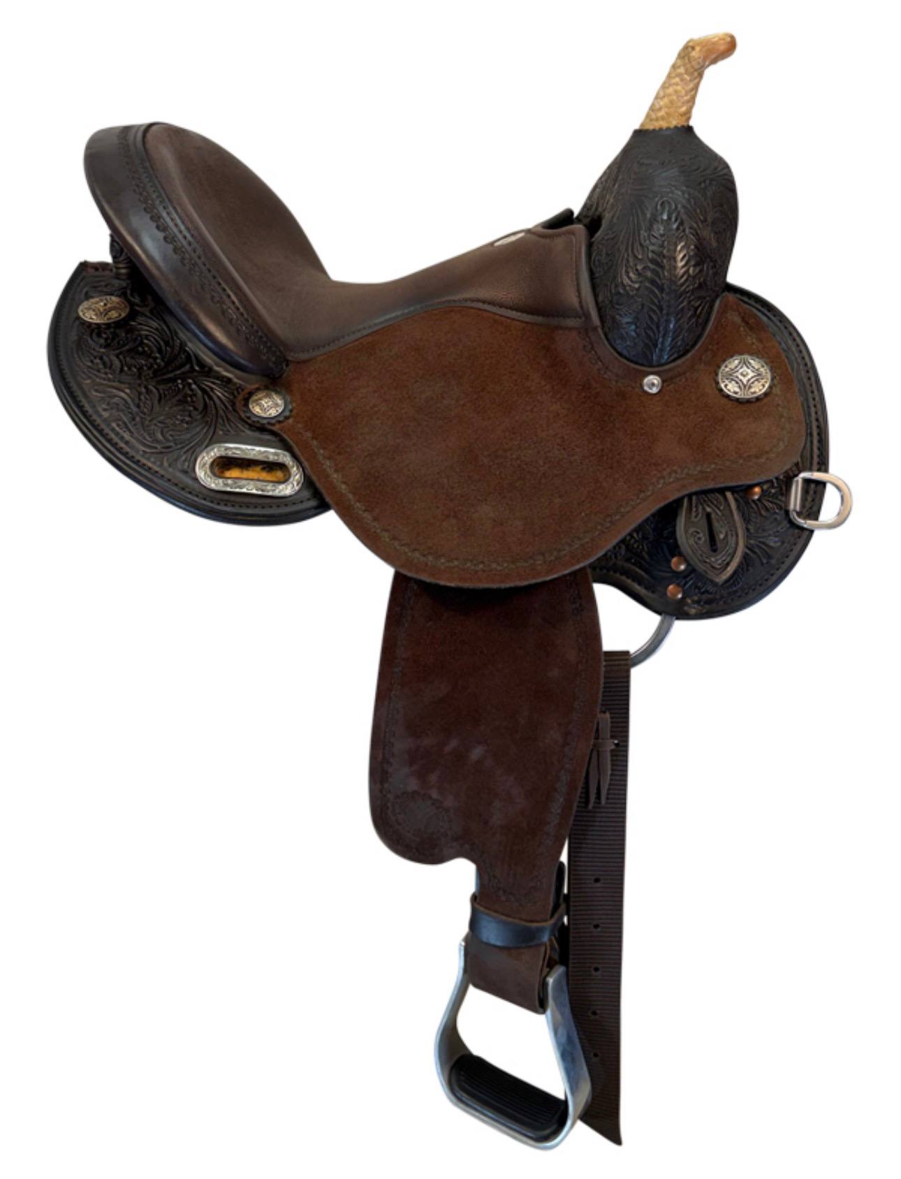 ”15” Used Circle Y Kelly Kaminski Swift Barrel Saddle - Image 4
