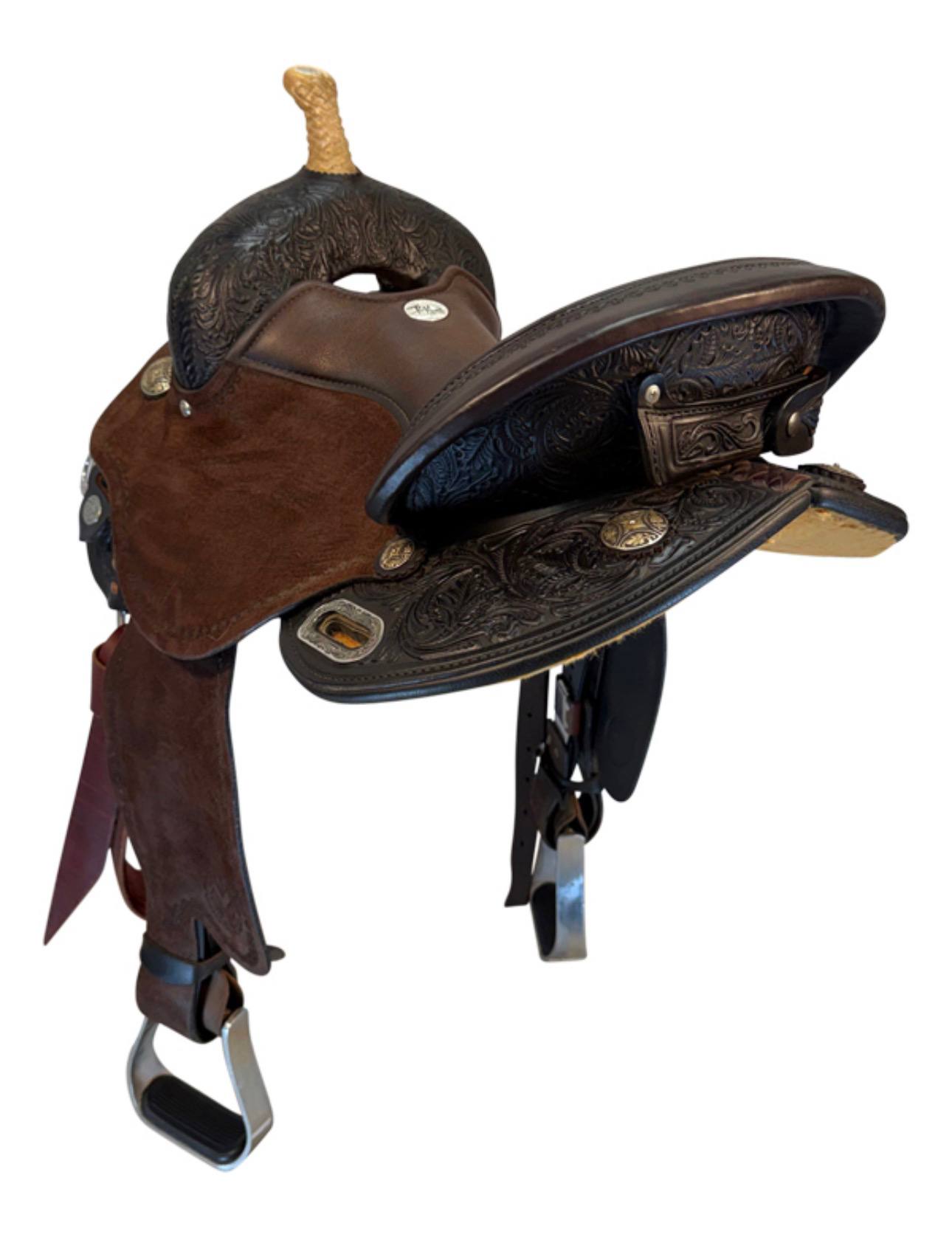 ”15” Used Circle Y Kelly Kaminski Swift Barrel Saddle - Image 5