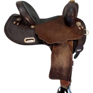 14” Used Circle Y Ultimate Cash Copper Barrel Saddle (Model 1179