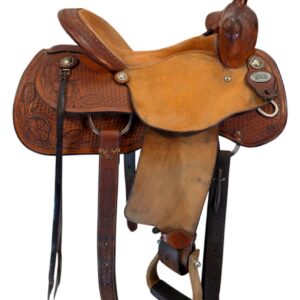 "15.5” Used Cox Performance Horses Barrel Saddle