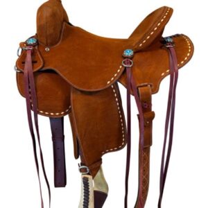 "16" Inch Used JC Martin Barrel Saddle 1615 Wide Tree