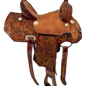 "15” Used Cowboy Supply Barrel Saddle