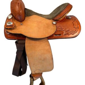 15 Inch Used TexTan Barrel Saddle