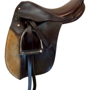 16 Inch Used Stubben Dressage Saddle Medium Tree